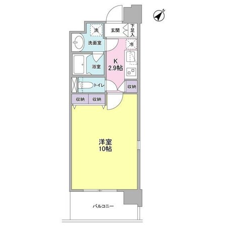 プロスペクト東雲橋の物件間取画像
